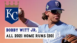 Bobby Witt Jr. (#7) All 20 Home Runs of the 2022 MLB Season