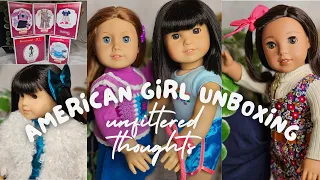 American Girl Doll Unboxing | Julie & Claudie & Maryellen | Unfiltered Thoughts