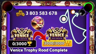 8BallPool - Zero to 3000 VENICE TROPHY Points - Venice Ring & 1 Billion Coins increased- GamingWithK