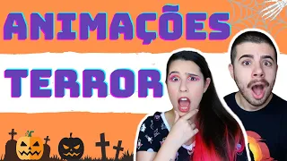 ANIMAÇÕES DE TERROR REALMENTE ASSUSTADORAS! Ft Meu Namorado (Jean Garrau)