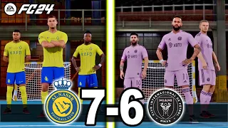 PS5 l FC 24 VOLTA - RONALDO , MESSI , HAALAND , NEYMAR ALL STARS |  INTER MIAMI VS AL NASSR