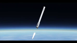 KSP RSS Falcon 9 Landing