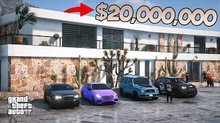 Buying The Biggest Mansion in GTA 5 Mods | Playing as a millionaire