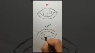 how to draw teeth  #teeth #drawing tutorial