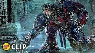 Nemesis Prime "Give Me The Staff, Human" Scene | Transformers The Last Knight 2017 Movie Clip HD 4K
