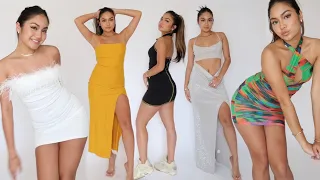 DAY☀️ to NIGHT💫 *must have* DRESSSES ft. fashion nova 🤩