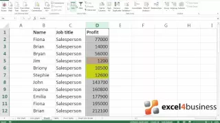How to Sort Cells by Color in Excel 2013