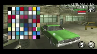 How to make a green sabre|GTA San Andreas