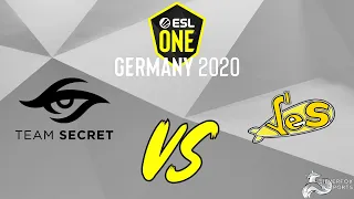 🔴 Team Secret vs Yellow Submarine - ESL One Germany - Group Stage -  BO3: Game 2