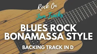Blues Rock Bonamassa Style Backing Track in D