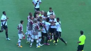 ► Clássico entre Flu e Vasco tem confusão em campo; veja