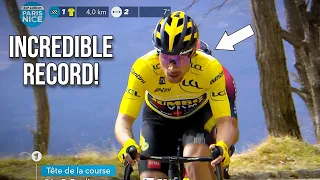 Primoz Roglic RECORD Performance on Col de Turini | Paris Nice 2022 Stage 7