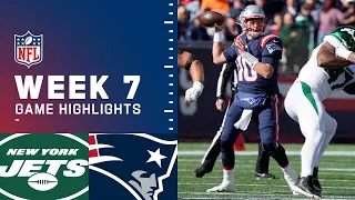 New York Jets vs New England Patriots Full Game Highlights Week 7 Highlights NFL 2021 22