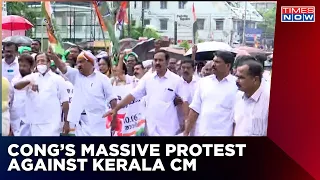 Gold Scam Row: Congress Protest Against Kerala CM Vijayan; Demand Resignation | Breaking News