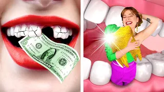 Rich Sister Vs Poor Sister || Relatable Moments, Funny Situations by Crafty Panda School