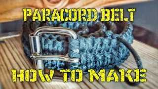 DIY PARACORD BELT