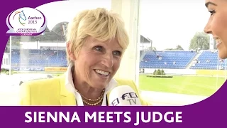 Judge Interview - Sienna at the Euros - Aachen - FEI European Championships 2015