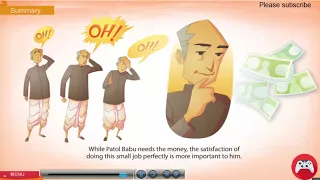 Patol babu, film star | Summary and more Animated with sound  English Class 10