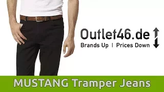 MUSTANG Tramper Jeans in Schwarz l ZEITLOS??? l Review l On Body l Haul l Outlet46.de