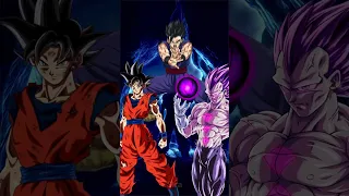 Who is strongest | Goku VS Vegeta VS Gohan #short #dbs