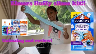 ELMER’S FLUFFY SLIME KIT REVIEW!! LAYLAH’S LAND FIRST UNBOXING 🥳