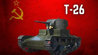 Sovjetski T-26 tenk (Proizvedeno 10.300 jedinica)