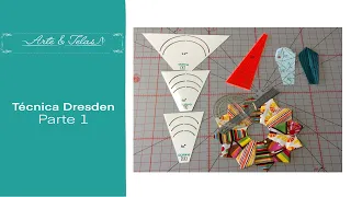 Técnica Dresden | Parte 1| Patchwork
