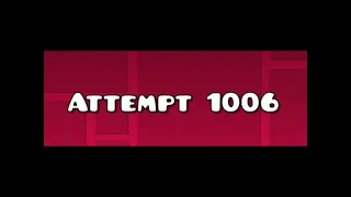 1000 attempt……. #1000 #geometrydash #attempt
