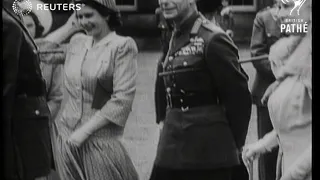 Queen Wilhelmina visits Buckingham Palace (1946)