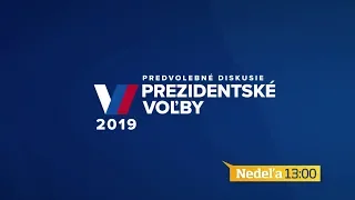 Prezidentské voľby 2019 - v nedeľu 10. 3. 2019 o 13:00 na TV Markíza