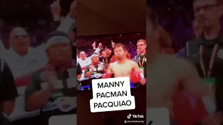 Manny Pacquiao defeats Keith Thurman after he eats pizza before the fight and gambles all night!