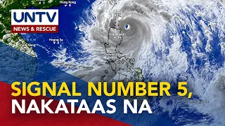 Ilang lugar sa Northern Luzon, nasa Signal No. 5 dahil sa bagyong ‘Egay’; landfall, posible – PAGASA