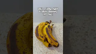 Easy Overripe Banana Recipe #shorts
