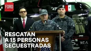 Rescatan a 15 personas secuestradas en Zacatecas - Las Noticias