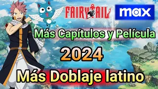 Más Capítulos de Fairy tail con doblaje latino llegaran en el 2024 🤯 Fairy tail estará en MAX 🔥🗡️