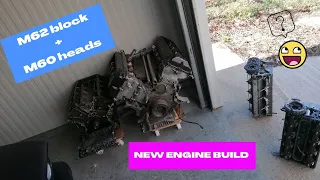 BMW V8 m60/m62 full engine build timelapse (part one)