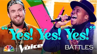 Mike Jerel vs. Zach Day - Miguel's "Adorn" - The Voice Battles 2020