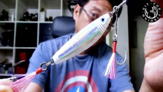 MICRO JIG - YO ZURI METALLIC SARDINE - RIGGING TUTORIAL