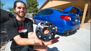 Perfect Subaru WRX/STi Fitment w/ PERRIN 20mm Wheel Spacers!