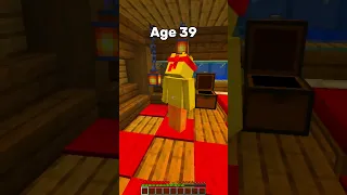 Bases At Different Ages (World's Smallest Violin) #shorts #minecraft