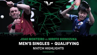 Joao Monteiro vs Hiroto Shinozuka | MS Qual | Saudi Smash 2024