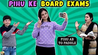 PIHU KE BOARD EXAMS | A Short Family Movie | Types of Students During Boards | Aayu and Pihu Show