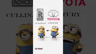 Rolls Royce Cullinan vs Toyota Century minion style funny#status#tiktok #funny #trending #asmr #car