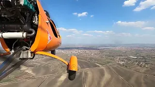 The first solo route with my personal gyrocopter