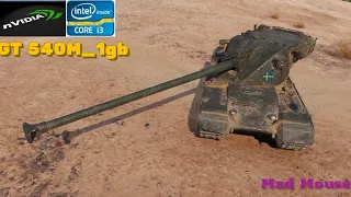 тест игры World Of Tanks на ноутбуке Lenovo ideapad z570 i3-2350m / GT 540M_1gb /ddr3 - 8 gb.