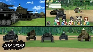 Girls und Panzer's : Atsumare! Mina no Senshado!! - Android Gameplay HD