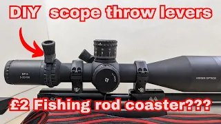 Universal scope throw levers... The best £2 you can spend on your scope!