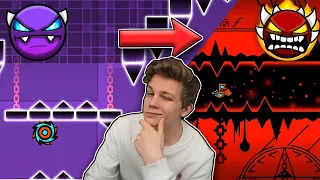From EASY to EXTREME DEMON (How to Get Good at Geometry Dash) [GDDP]