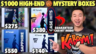 Opening new HIGH-END basketball mystery boxes ($1000)! Guaranteed CASE HITS & CRAZY 1/1! 🤯🔥