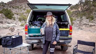 BETTER THAN A HOTEL? | Woman Solo Truck Camping | Overlanding | Van Life